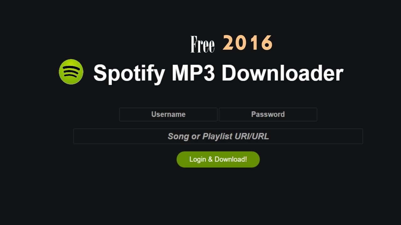 Download Spotify Songs To Mp3 online, free